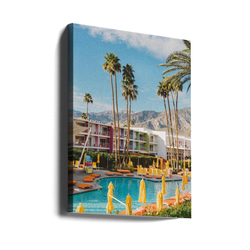 Palm Springs Saguaro - Stretched Canvas, Poster or Fine Art Print I Heart Wall Art