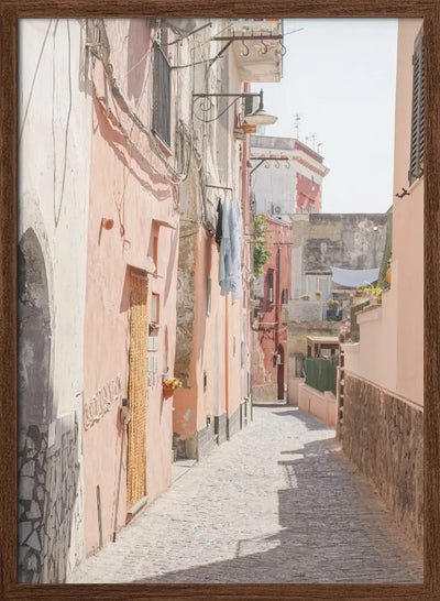 Procida Alleys - Stretched Canvas, Poster or Fine Art Print I Heart Wall Art