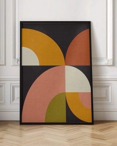 Geo Shapes Fall 21 Geo - Stretched Canvas, Poster or Fine Art Print I Heart Wall Art