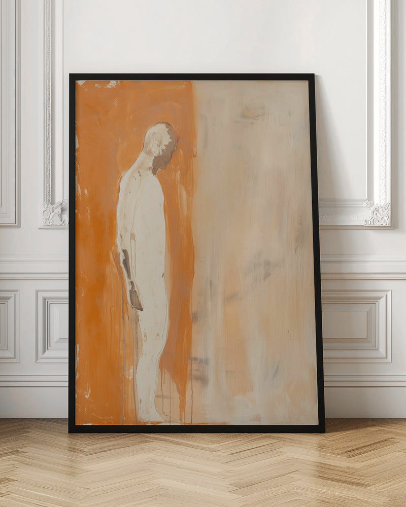The Man In Orange - Stretched Canvas, Poster or Fine Art Print I Heart Wall Art