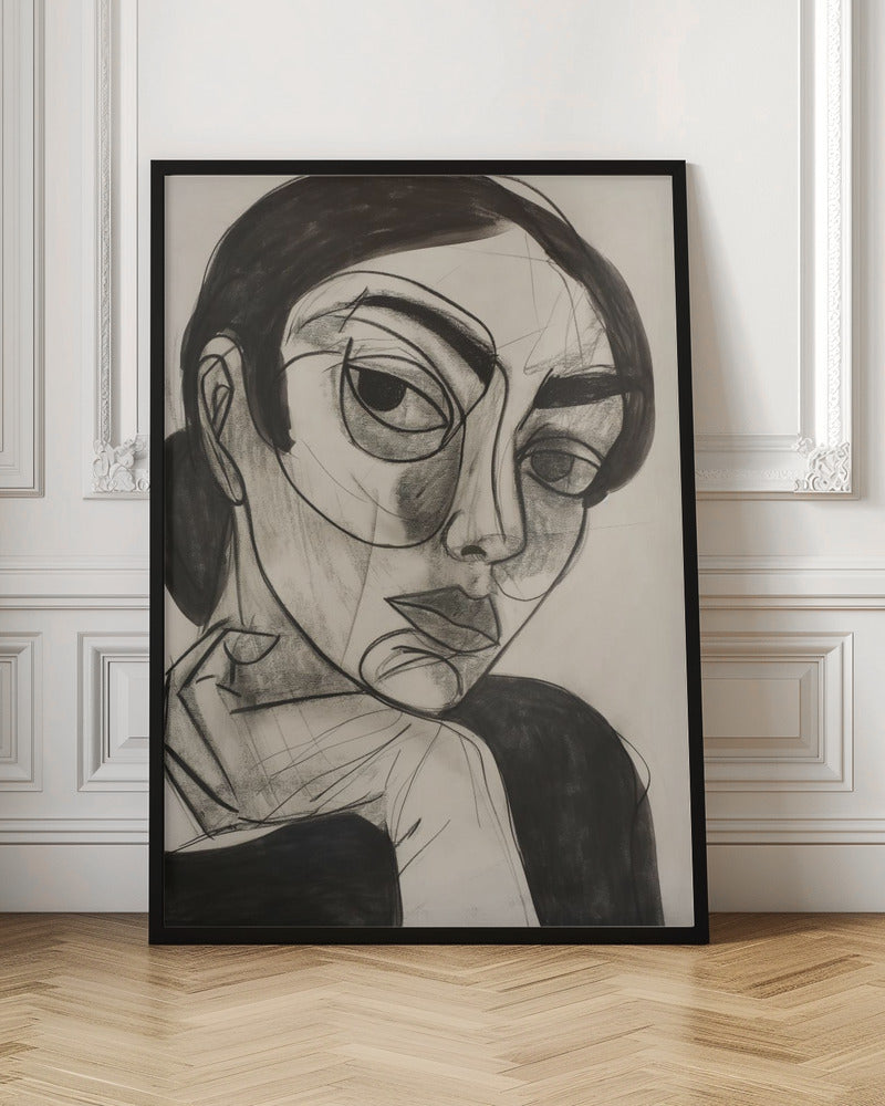 Intelectual Woman - Stretched Canvas, Poster or Fine Art Print I Heart Wall Art
