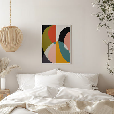 Mid Century Pastel 11 - Stretched Canvas, Poster or Fine Art Print I Heart Wall Art