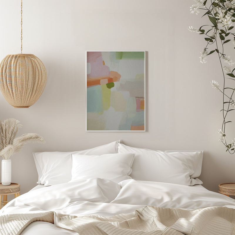 Pastel Abstract 1 - Stretched Canvas, Poster or Fine Art Print I Heart Wall Art