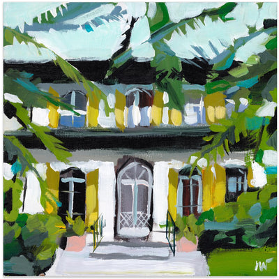 Hemingway House - Square Stretched Canvas, Poster or Fine Art Print I Heart Wall Art