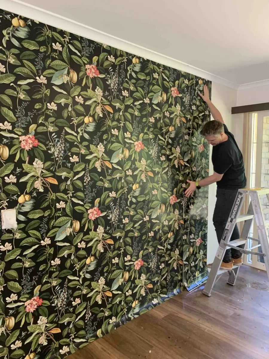 How To Install Soak and Stick Wallpaper - I Heart Wall Art 