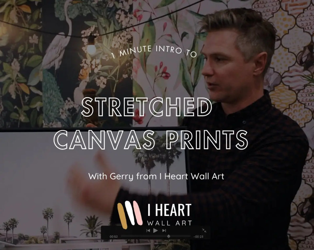 Introduction To Stretched Canvas Prints - I Heart Wall Art 