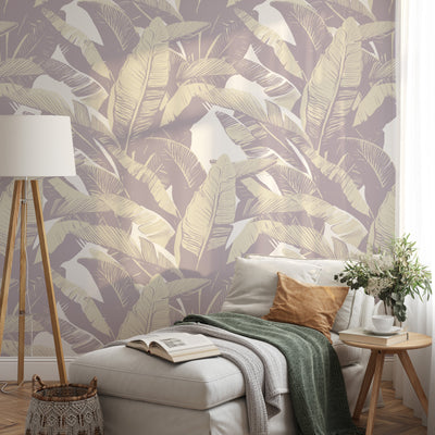 Lilac Jungle Wallpaper