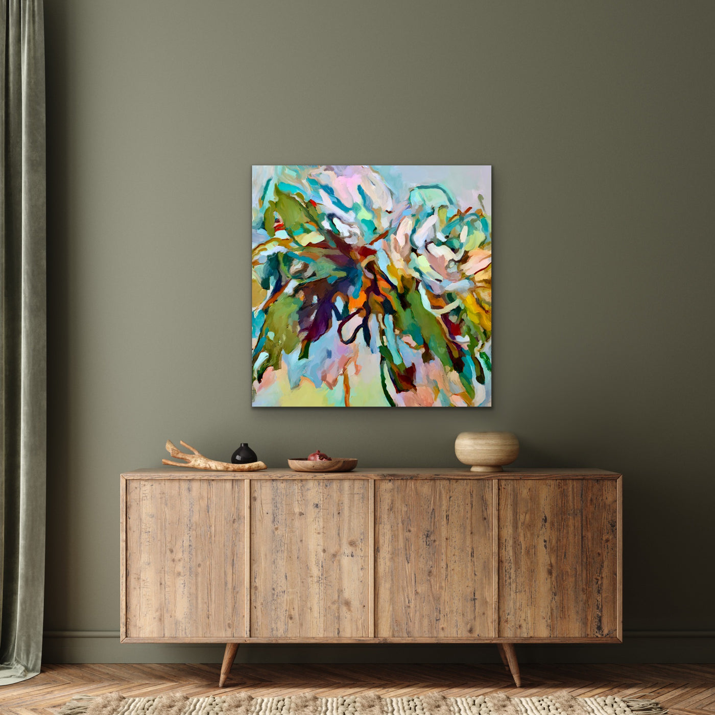 Abstract Floral Prints - I Heart Wall Art