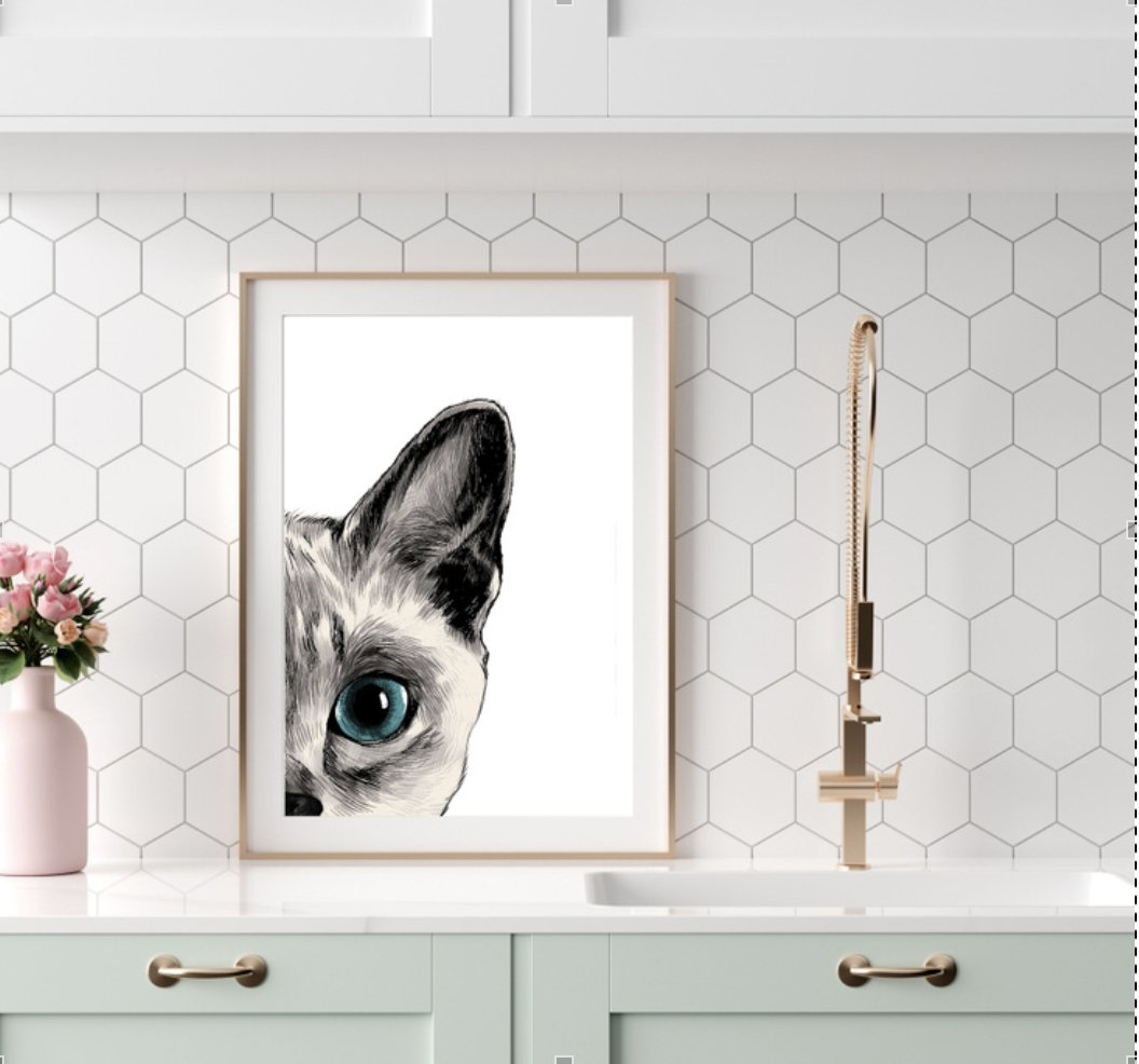 Dog and Cat Collection - I Heart Wall Art