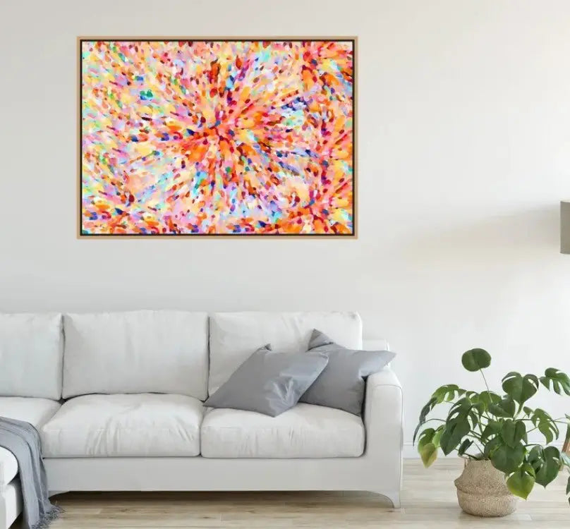 Orange Wall Art - I Heart Wall Art 