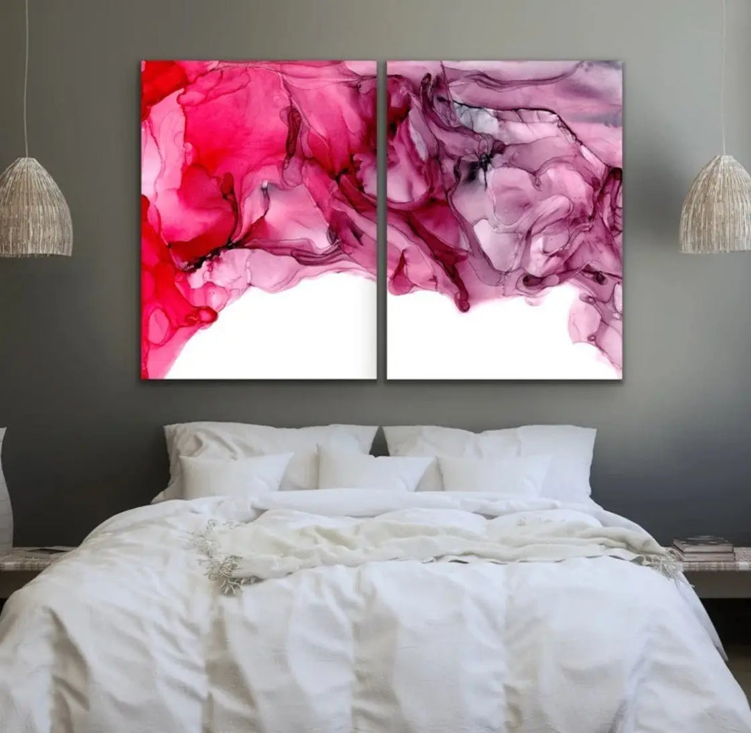 Red Wall Art - I Heart Wall Art 