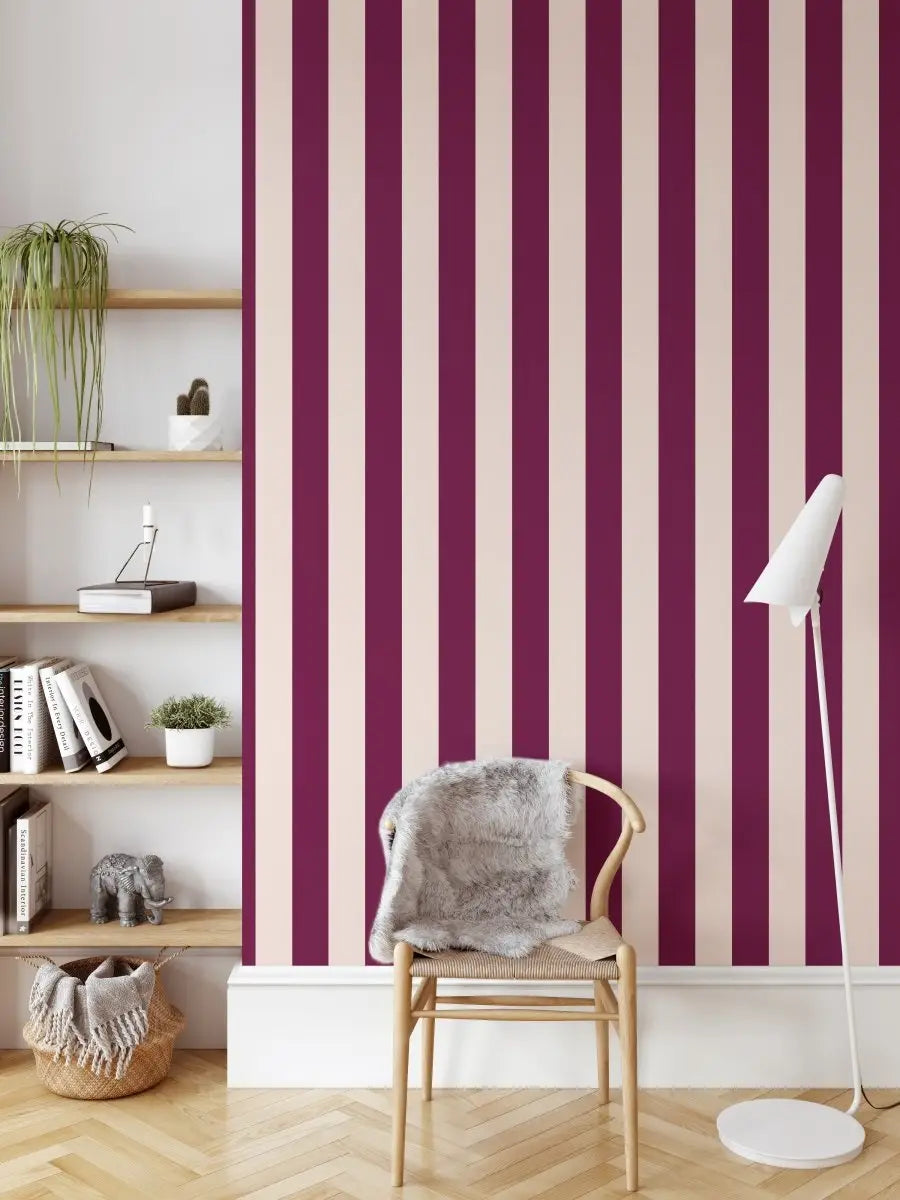 Striped Wallpaper - I Heart Wall Art 