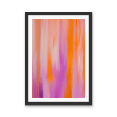 Purple Aura - Abstract Colour Stretched Canvas or Wall Art Print I Heart Wall Art