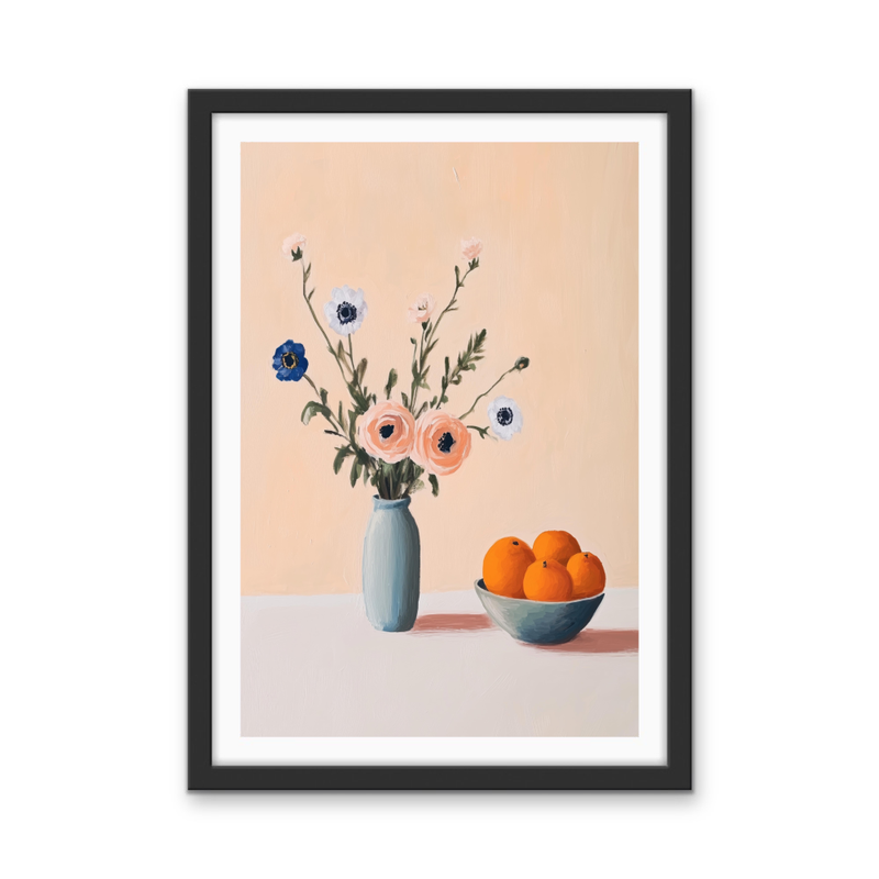 Decadence 2 - Fruit & Floral Still Life Stretched Canvas or Wall Art Print I Heart Wall Art