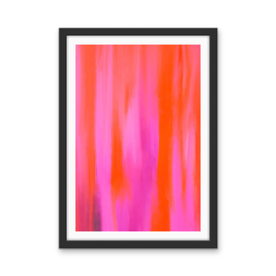 Pink Aura - Abstract Colour Stretched Canvas or Wall Art Print I Heart Wall Art