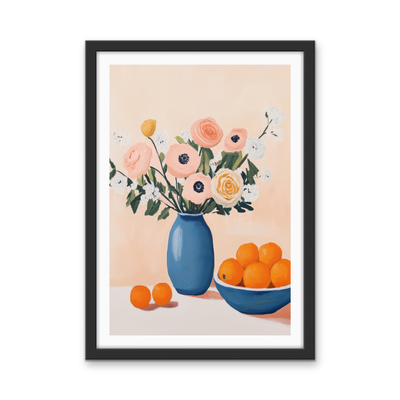 Decadence 1 - Fruit & Floral Still Life Stretched Canvas or Wall Art Print I Heart Wall Art
