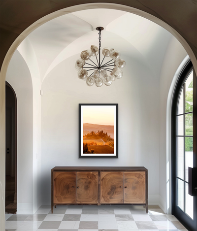 The Hills of Tuscany - Sunset Photographic Print, Stretched Canvas or Wall Art Print I Heart Wall Art