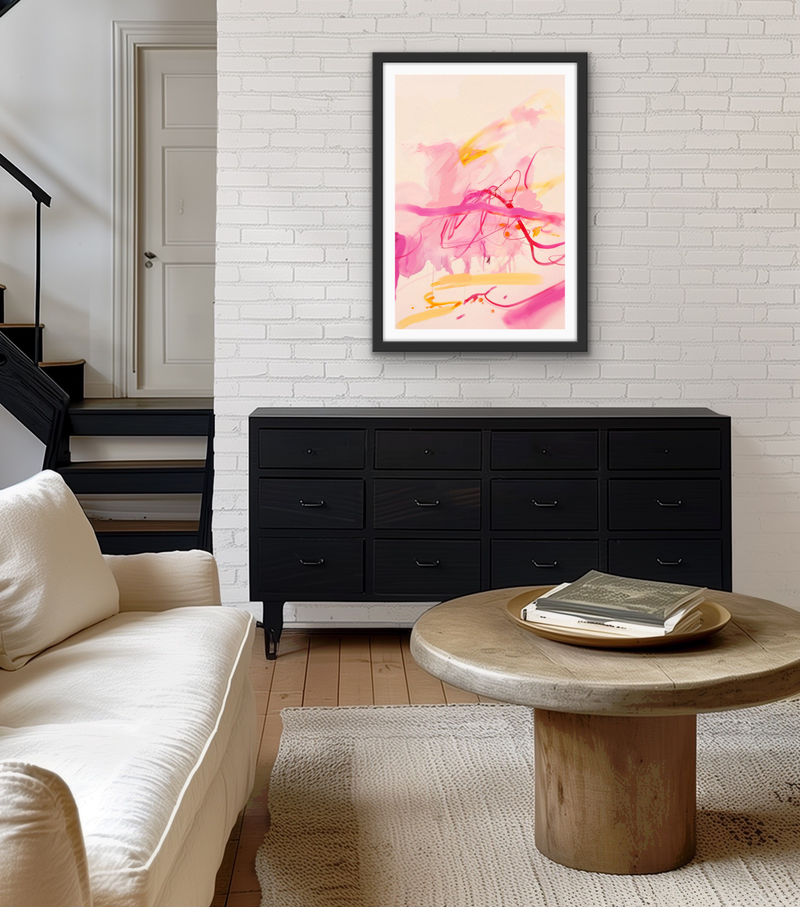 Brighter Days - Abstract Colour Stretched Canvas or Wall Art Print I Heart Wall Art