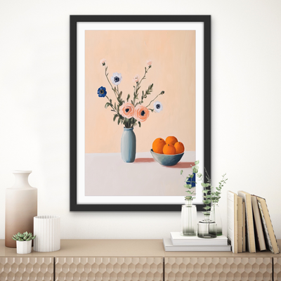 Decadence 2 - Fruit & Floral Still Life Stretched Canvas or Wall Art Print I Heart Wall Art