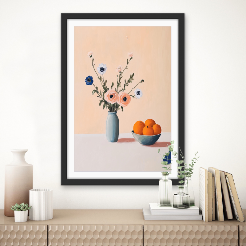 Decadence 2 - Fruit & Floral Still Life Stretched Canvas or Wall Art Print I Heart Wall Art