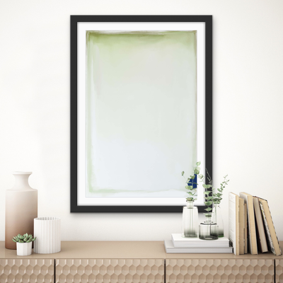 Rosyln - Green Modern Abstract Stretched Canvas or Wall Art Print I Heart Wall Art