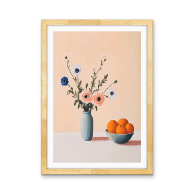 Decadence 2 - Fruit & Floral Still Life Stretched Canvas or Wall Art Print I Heart Wall Art
