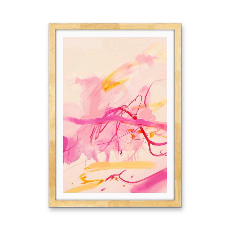 Brighter Days - Abstract Colour Stretched Canvas or Wall Art Print I Heart Wall Art