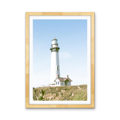 Lighthouse Lookout - Coastal Stretched Canvas, Poster or Wall Art Print I Heart Wall Art