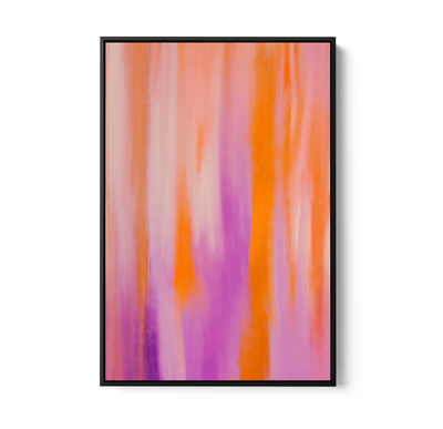 Purple Aura - Abstract Colour Stretched Canvas or Wall Art Print I Heart Wall Art