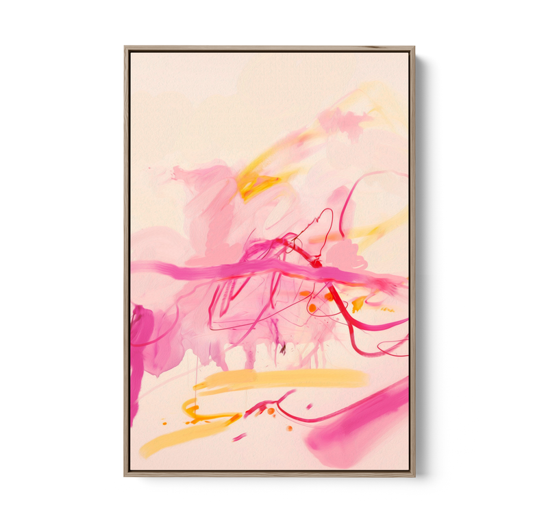 Brighter Days - Abstract Colour Stretched Canvas or Wall Art Print I Heart Wall Art