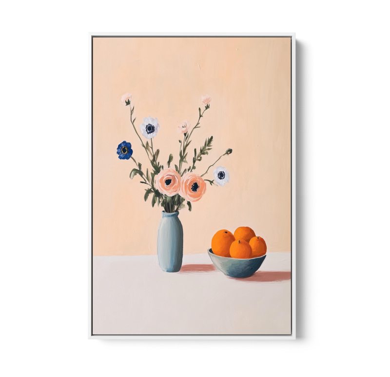 Decadence 2 - Fruit & Floral Still Life Stretched Canvas or Wall Art Print I Heart Wall Art