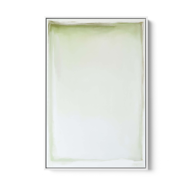 Rosyln - Green Modern Abstract Stretched Canvas or Wall Art Print I Heart Wall Art
