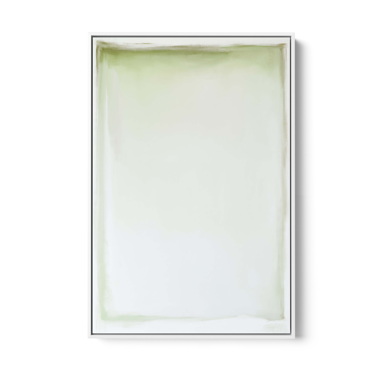 Rosyln - Green Modern Abstract Stretched Canvas or Wall Art Print I Heart Wall Art