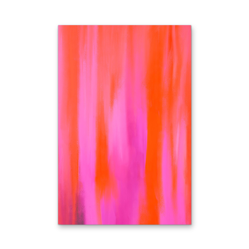 Pink Aura - Abstract Colour Stretched Canvas or Wall Art Print I Heart Wall Art
