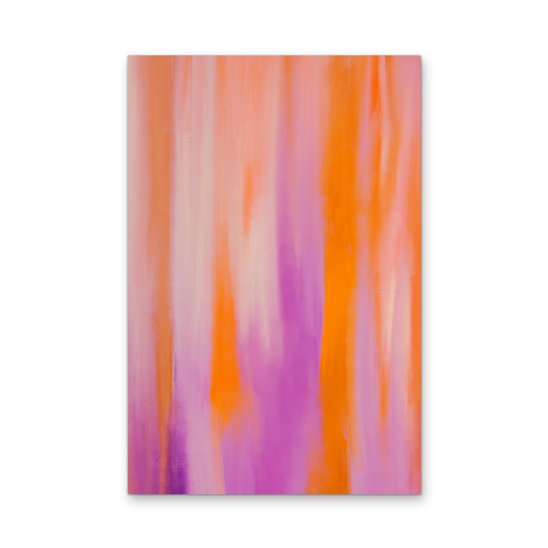Purple Aura - Abstract Colour Stretched Canvas or Wall Art Print I Heart Wall Art