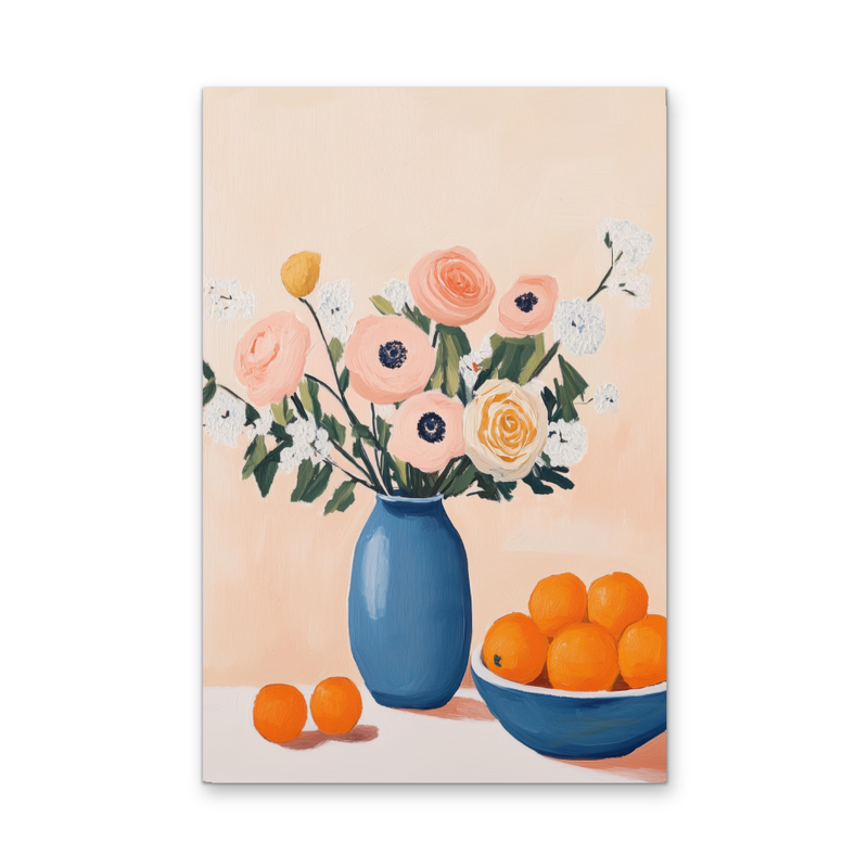 Decadence 1 - Fruit & Floral Still Life Stretched Canvas or Wall Art Print I Heart Wall Art