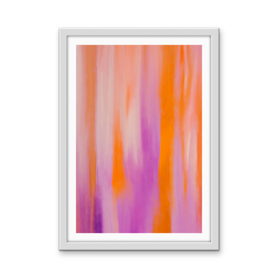 Purple Aura - Abstract Colour Stretched Canvas or Wall Art Print I Heart Wall Art