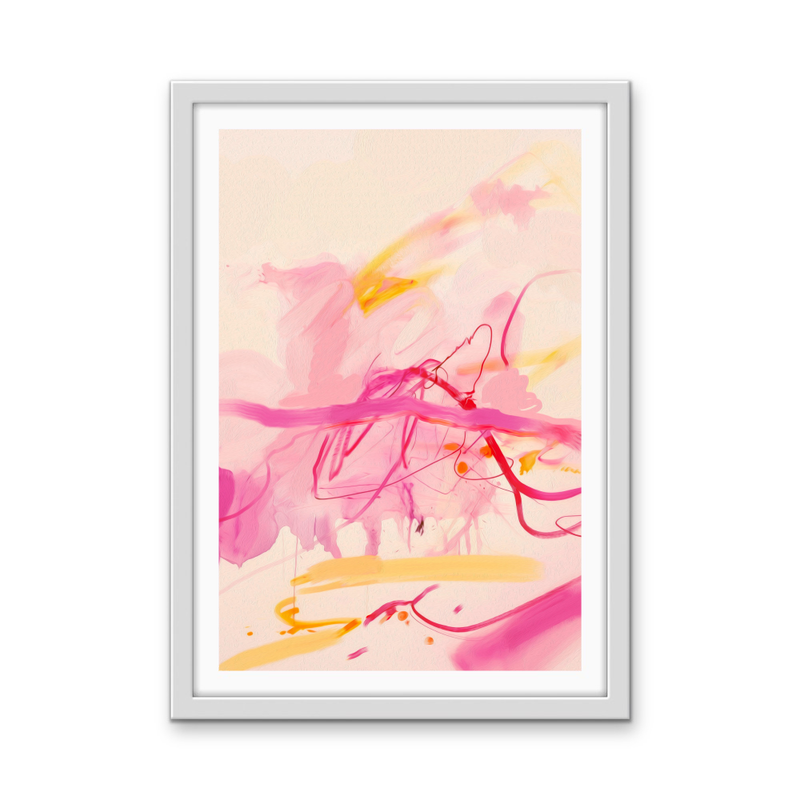 Brighter Days - Abstract Colour Stretched Canvas or Wall Art Print I Heart Wall Art