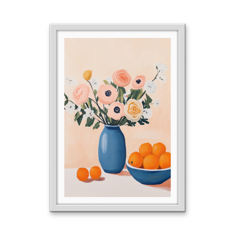 Decadence 1 - Fruit & Floral Still Life Stretched Canvas or Wall Art Print I Heart Wall Art
