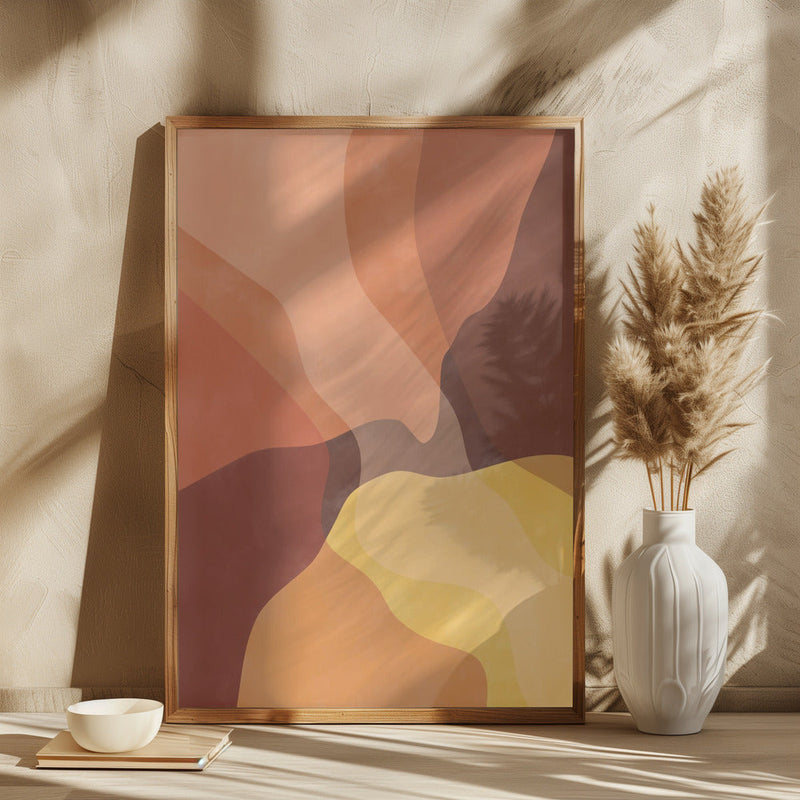 Earthy Harmony - Stretched Canvas, Poster or Fine Art Print I Heart Wall Art