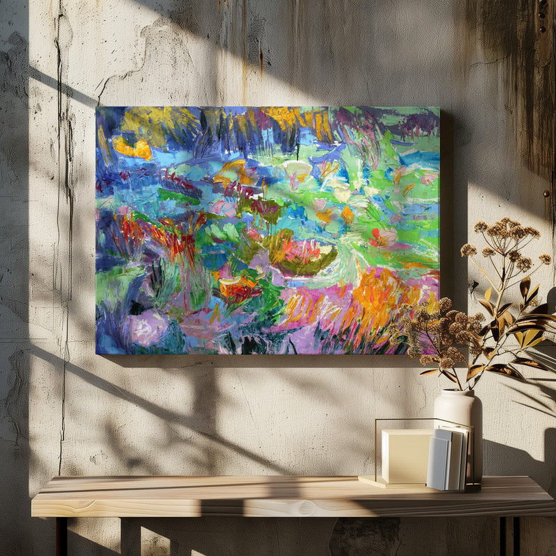 Vibrant Dreamscape - Stretched Canvas, Poster or Fine Art Print I Heart Wall Art