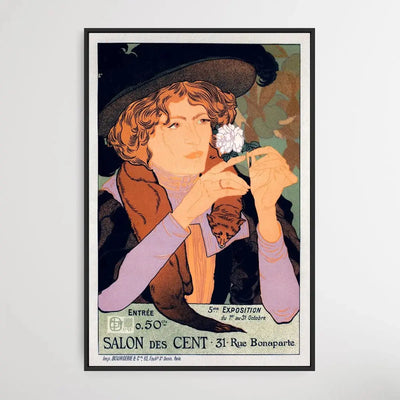 5e Exposition d'Art (1896) by Georges de Feure - I Heart Wall Art - Poster Print, Canvas Print or Framed Art Print