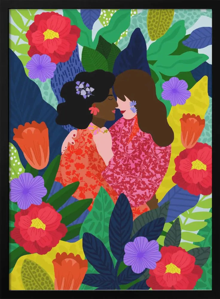 9933x14043 Din 102 May Your Love Blossom 2 - Stretched Canvas, Poster or Fine Art Print I Heart Wall Art