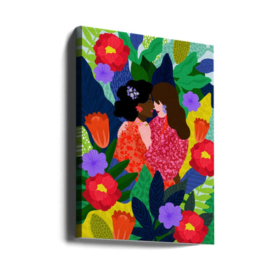 9933x14043 Din 102 May Your Love Blossom 2 - Stretched Canvas, Poster or Fine Art Print I Heart Wall Art