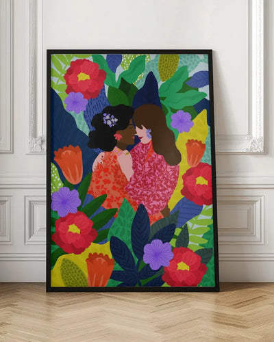 9933x14043 Din 102 May Your Love Blossom 2 - Stretched Canvas, Poster or Fine Art Print I Heart Wall Art