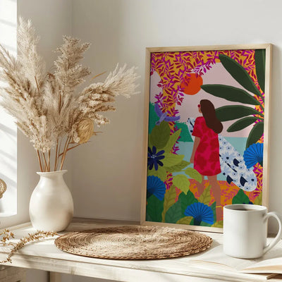 9933x14043 Din 78 Going Surfing - Stretched Canvas, Poster or Fine Art Print I Heart Wall Art