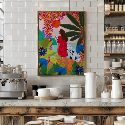 9933x14043 Din 78 Going Surfing - Stretched Canvas, Poster or Fine Art Print I Heart Wall Art