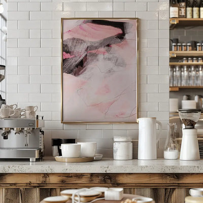 Abstract Lines - Stretched Canvas, Poster or Fine Art Print I Heart Wall Art