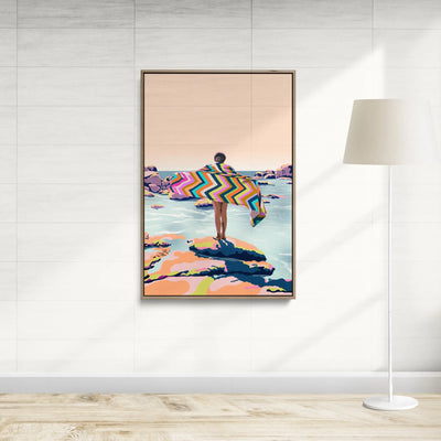 After the Plunge By Unratio - Stretched Canvas Print or Framed Fine Art Print - Artwork I Heart Wall Art Australia 
