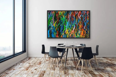 All The Colour - Colourful Eucalyptus Leaf Photographic Print - I Heart Wall Art - Poster Print, Canvas Print or Framed Art Print